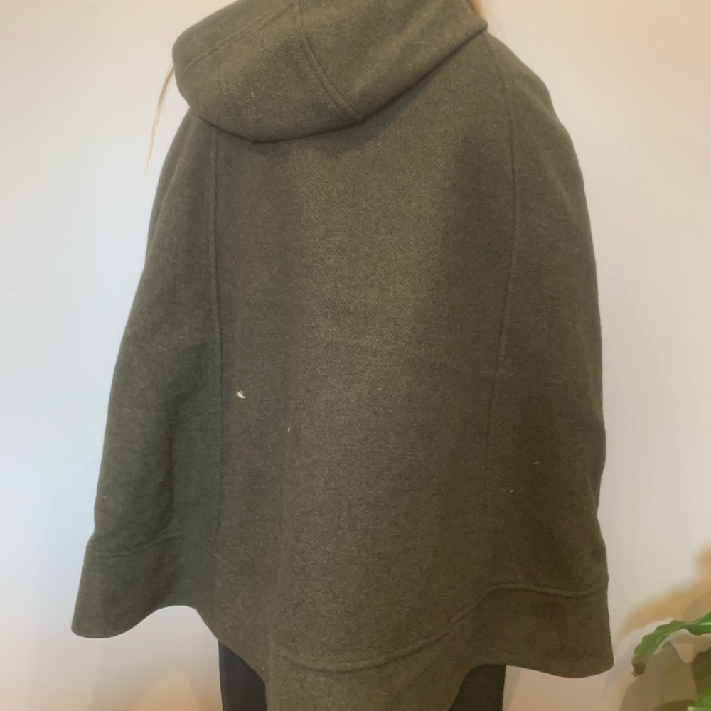 beautiful olive prana poncho.